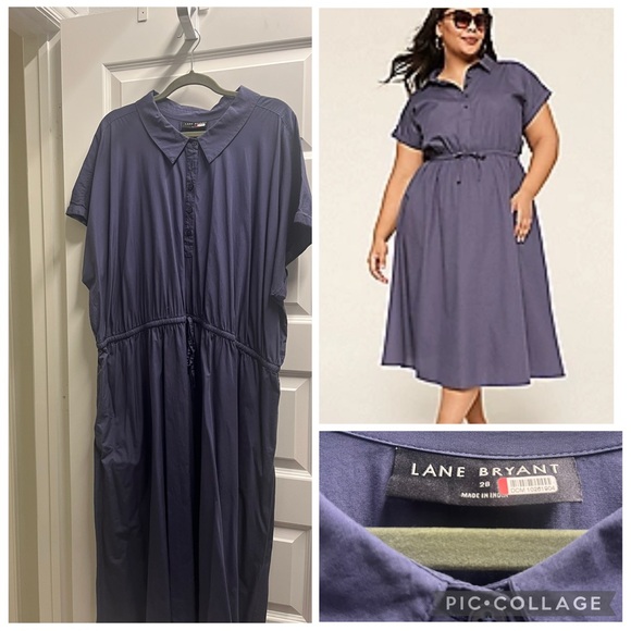 Lane Bryant Dresses & Skirts - Lane Bryant Women's Midi Dress in Chambray Blue